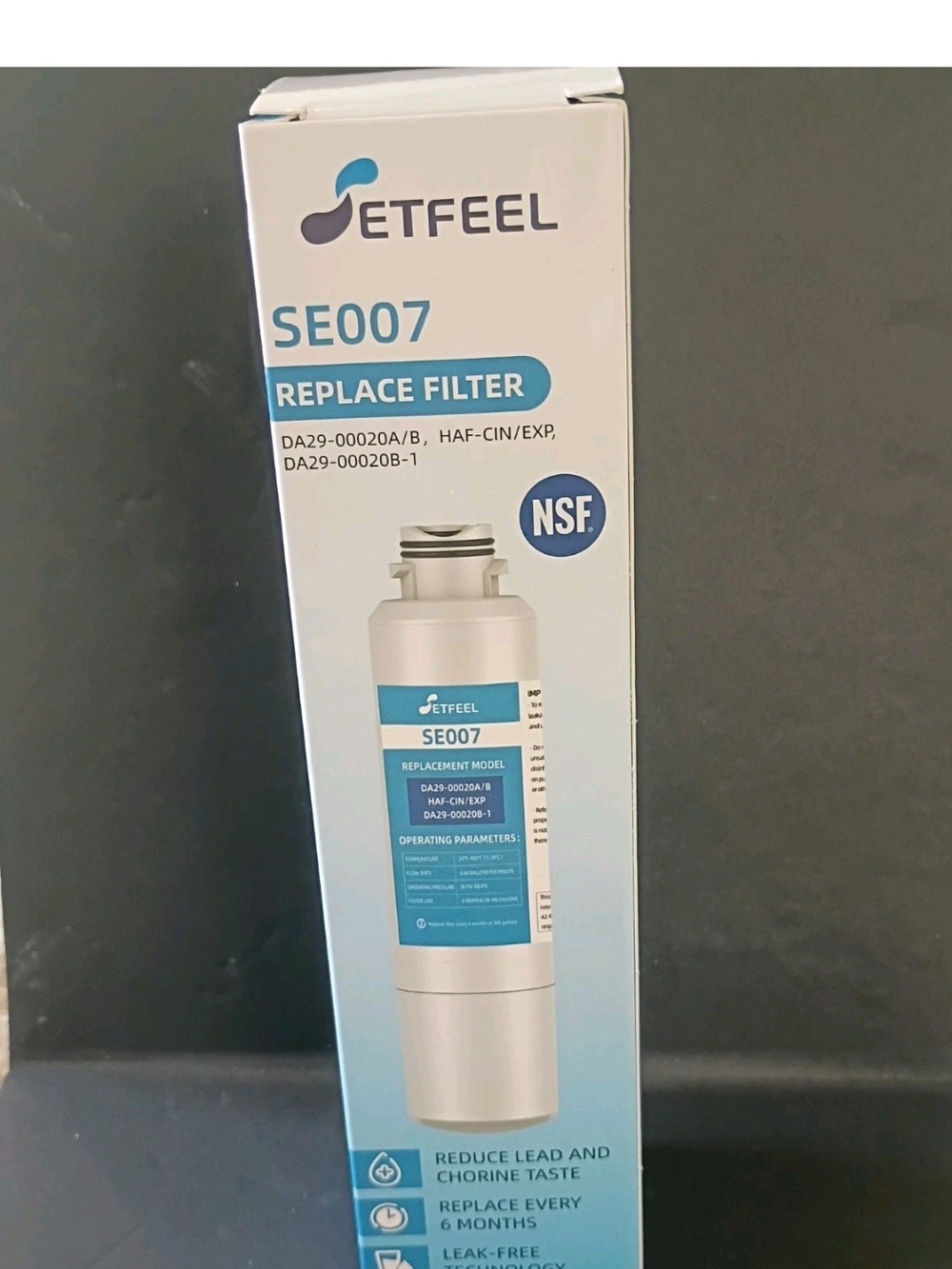 Etfeel SE007 Replace Filter NSF New Sealed